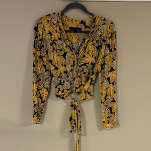 Rachel Roy boho wrap top